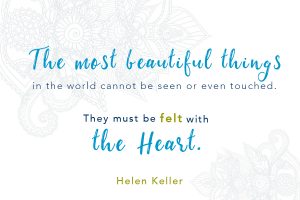 helen keller quote the most beautiful things lemongrass salon and spa