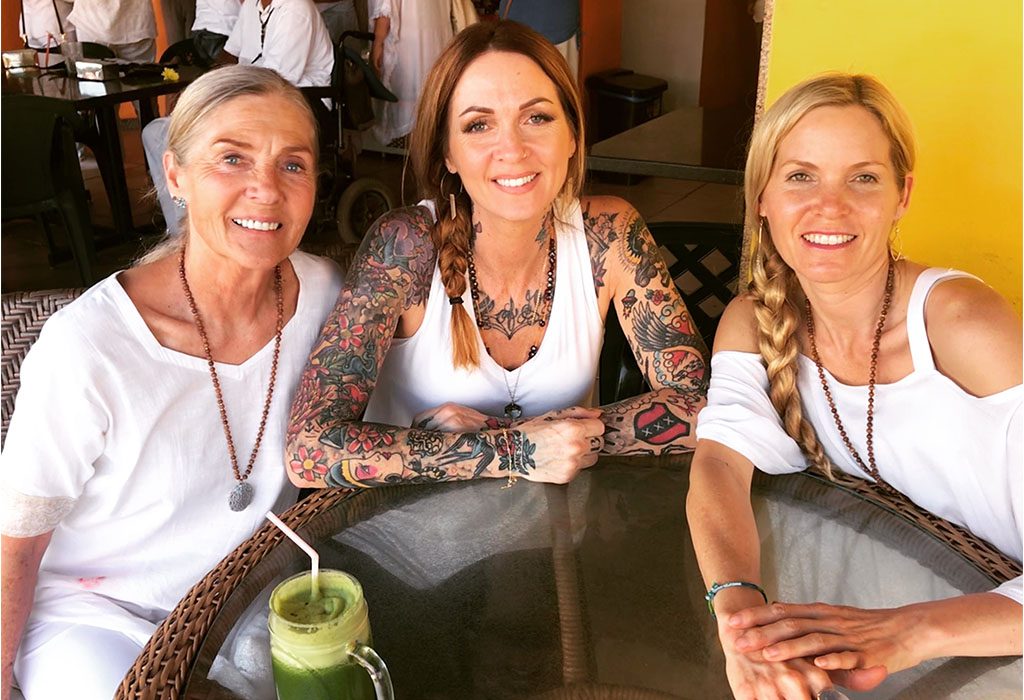 tara, shannon and cisca visiting john of god in brazil